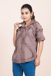RUFFLE SHIRT